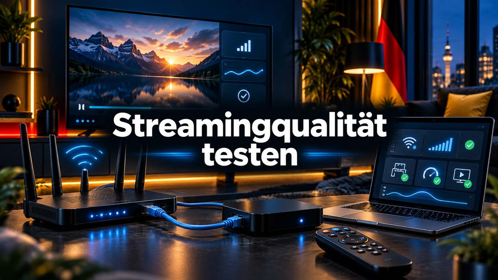 IPTV Streamingqualität testen – Internet, WLAN und LAN prüfen